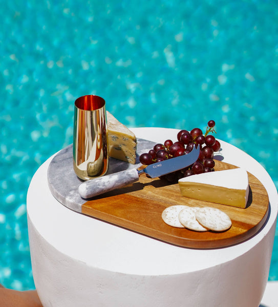 Grey Marble Cheese Knife