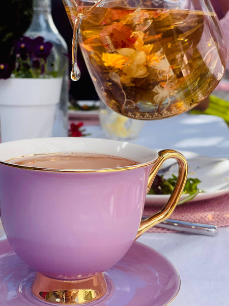 XL Lavender Teacup and Saucer - 375mL