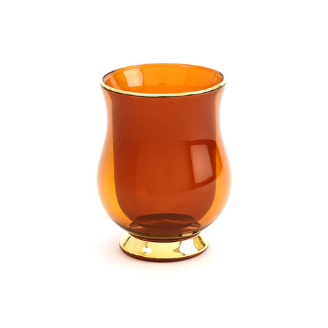 Double Wall Latte Glasses – Amber – Set of 2
