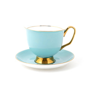 XL Pale Blue Teacup and Saucer - 375mL