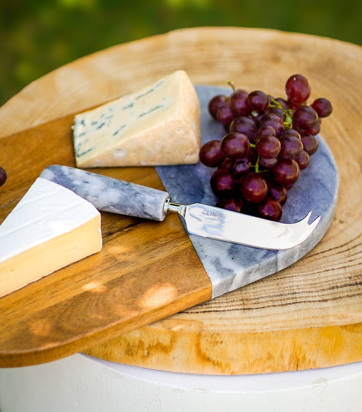Grey Marble Timber Cheese Board