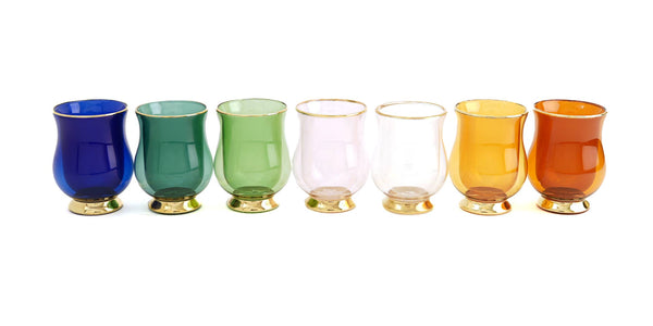 Double Wall Latte Glasses – Amber – Set of 2