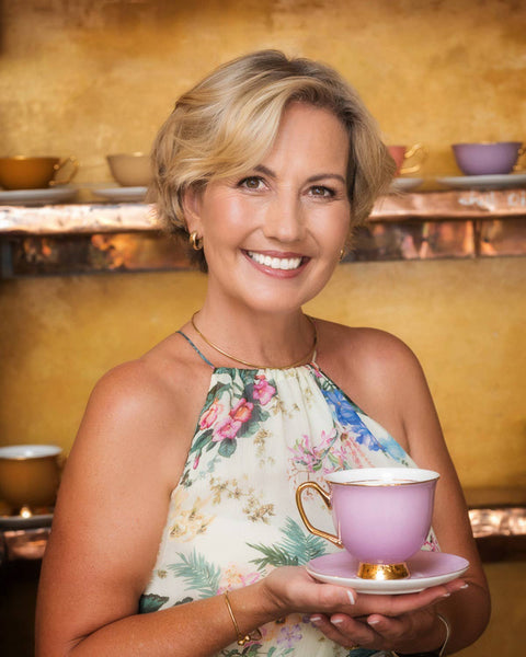 XL Lavender Teacup and Saucer - 375mL